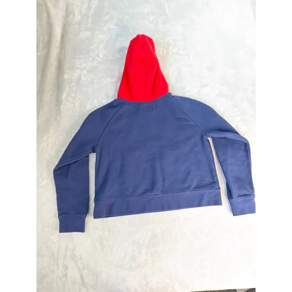 Jordan PSG Paris Saint-Germain Youth Large Hoodie Sweatshirt 12-13 Yrs Navy Red